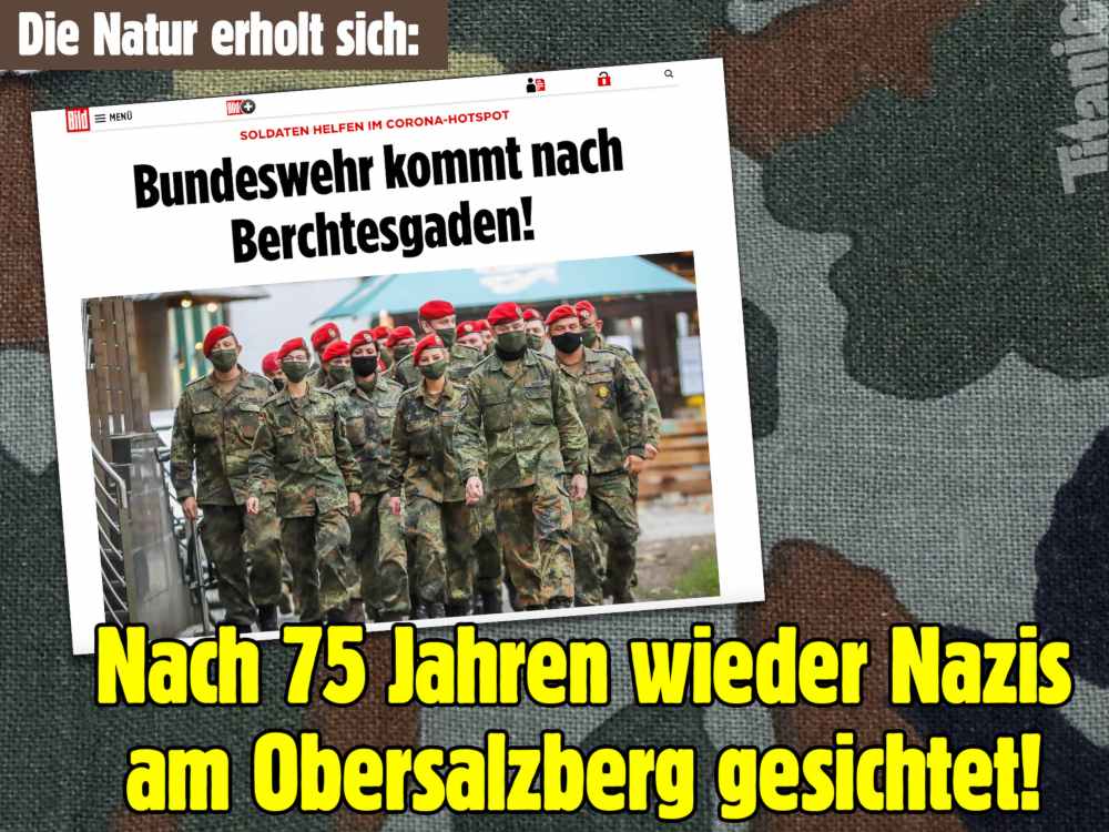 marschierende Bundeswehrsoldaten