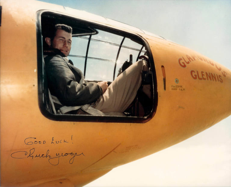 Chuck Yeager in seiner Bell X-1