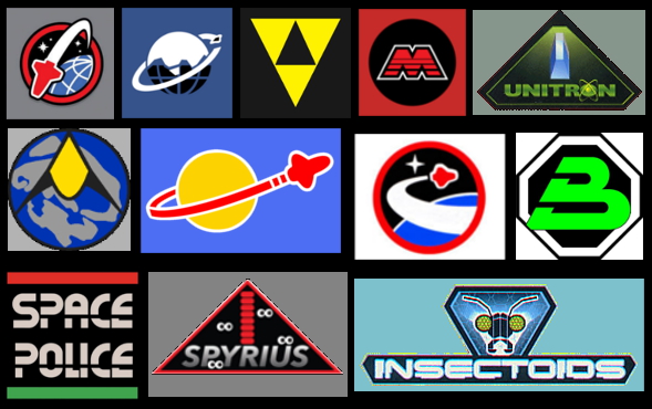 Lego Space Logos