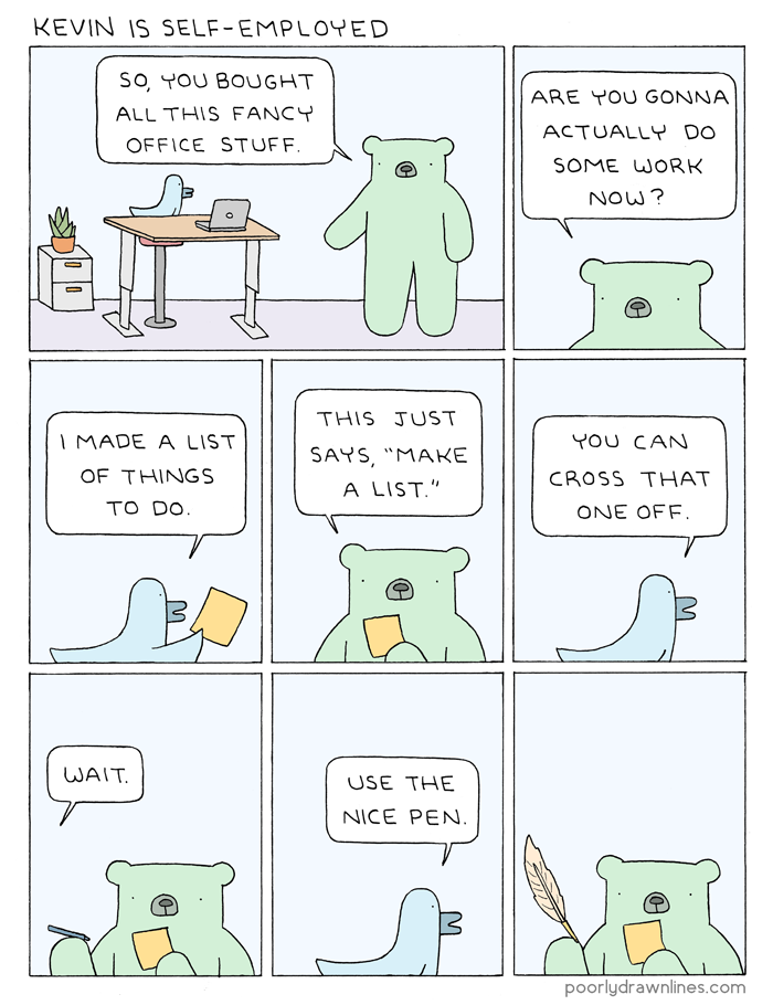 Poorly Drawn Lines – Self-Employed