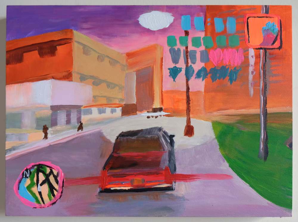 Painting of GTA Vice City
