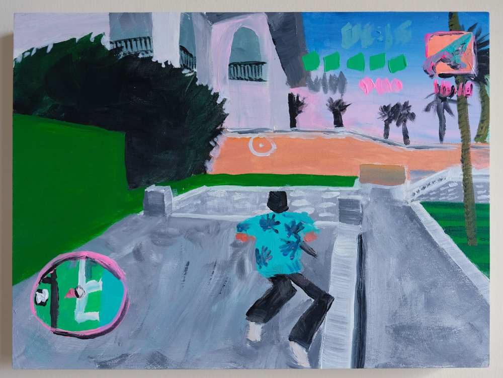Painting of GTA Vice City