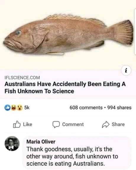 Australians have been eating a fish unknown to science