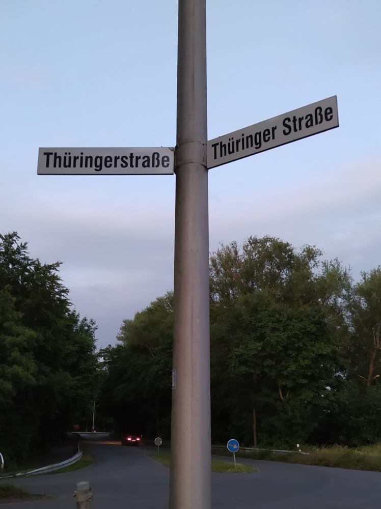 Thürigerstraße vs. Thüriger Straße