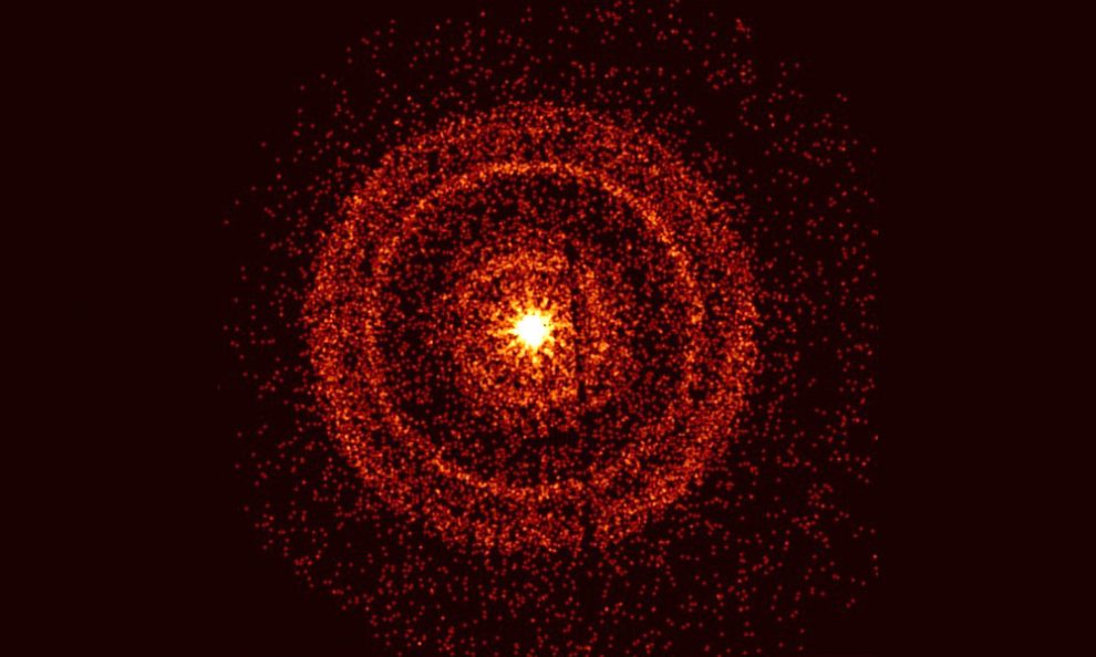 Swift photo of gamma ray burst GRB 221009A