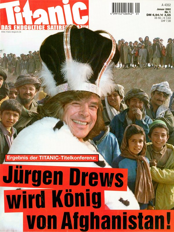 TITANIC-Cover: Jürgen Drews wird König von Afghanistan