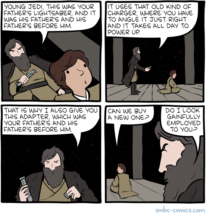 Saturday Morning Breakfast Cereal comics – Your father’s
