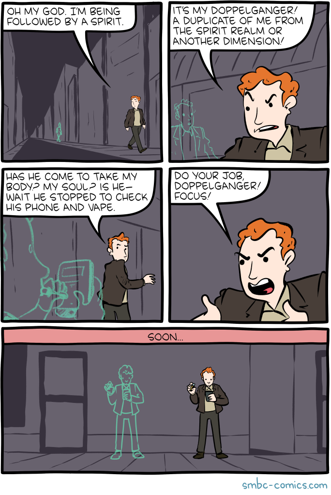 Saturday Morning Breakfast Cereal comics – Double