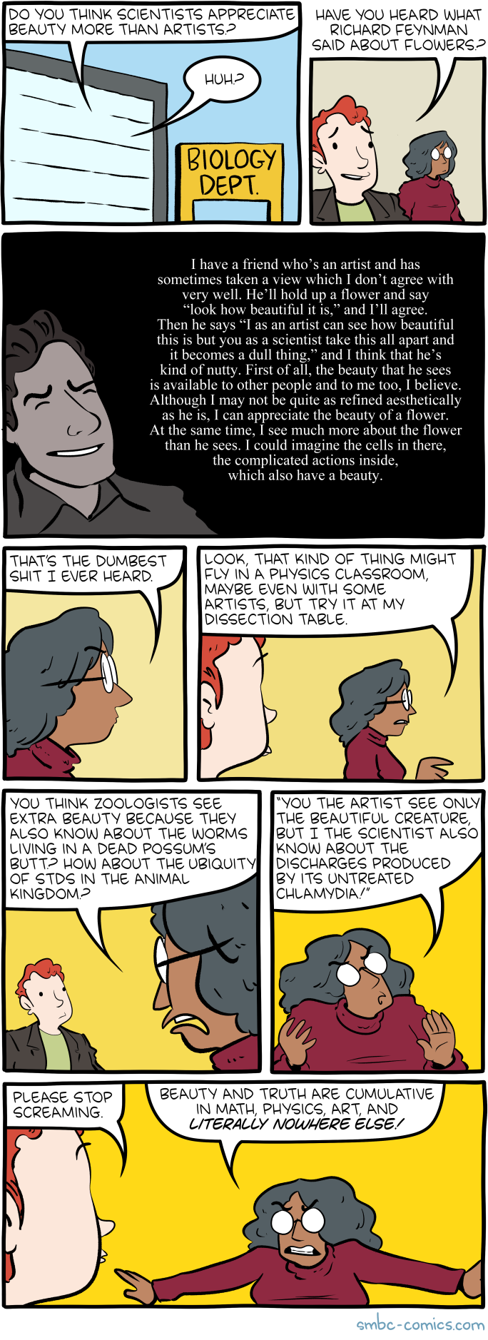 Saturday Morning Breakfast Cereal comics – The Beauty of Science