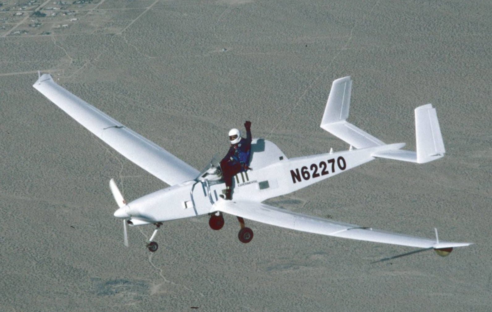 Scaled Raptor UAV Prototype with saddle