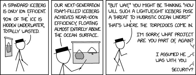 xkcd – Iceberg Efficiency