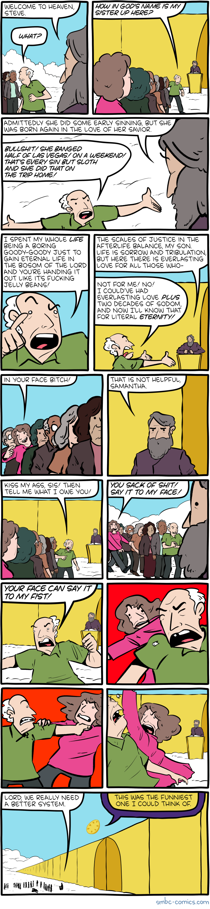 Saturday Morning Breakfast Cereal comics – Afterlife (2)