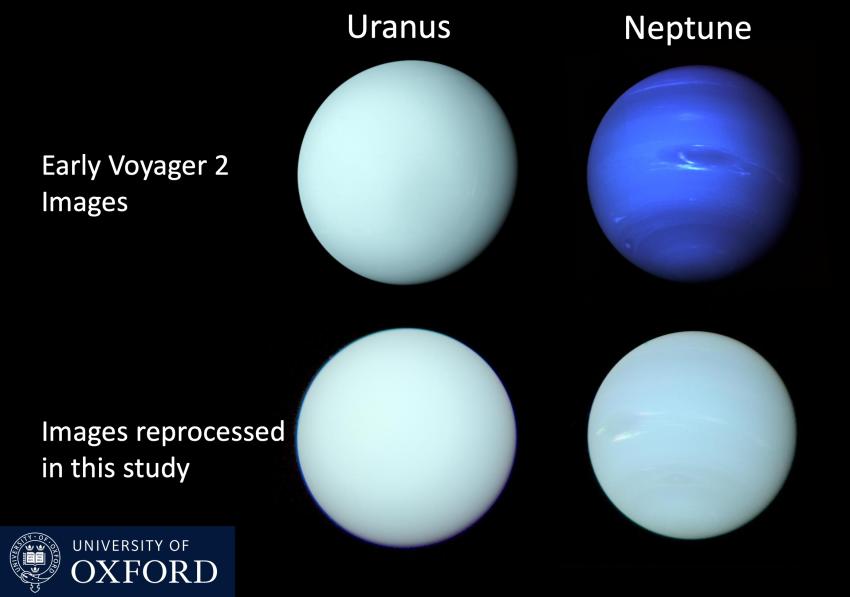 Uranus Neptune color study