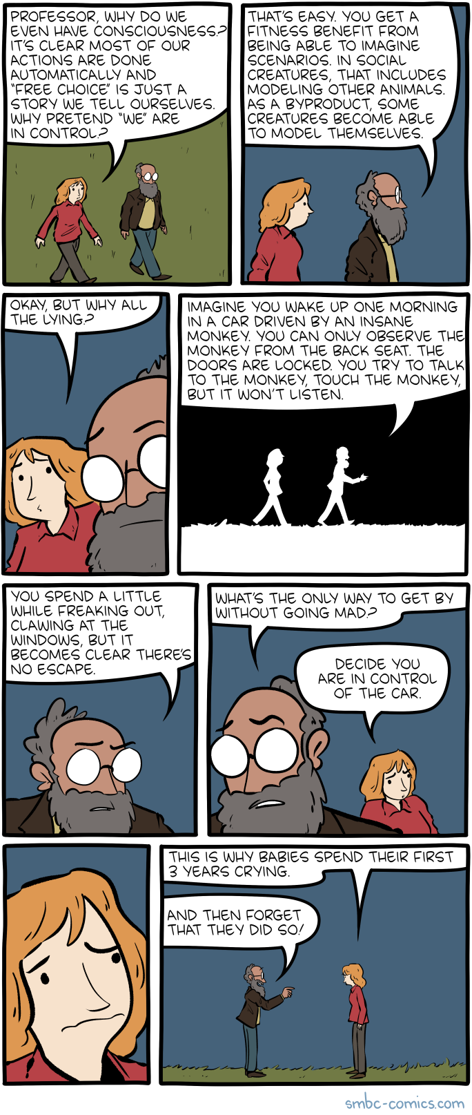 Saturday Morning Breakfast Cereal comics – Consciousness (3)