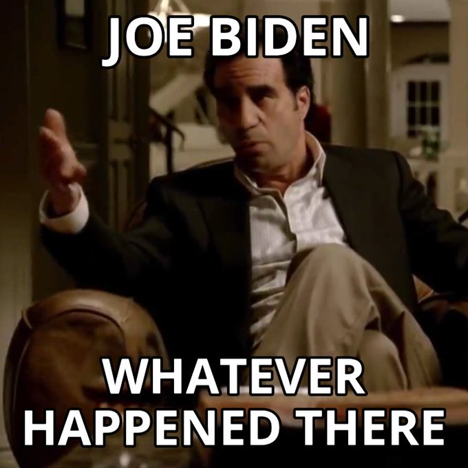 Little Carmine: Joe Biden … whatever happened there