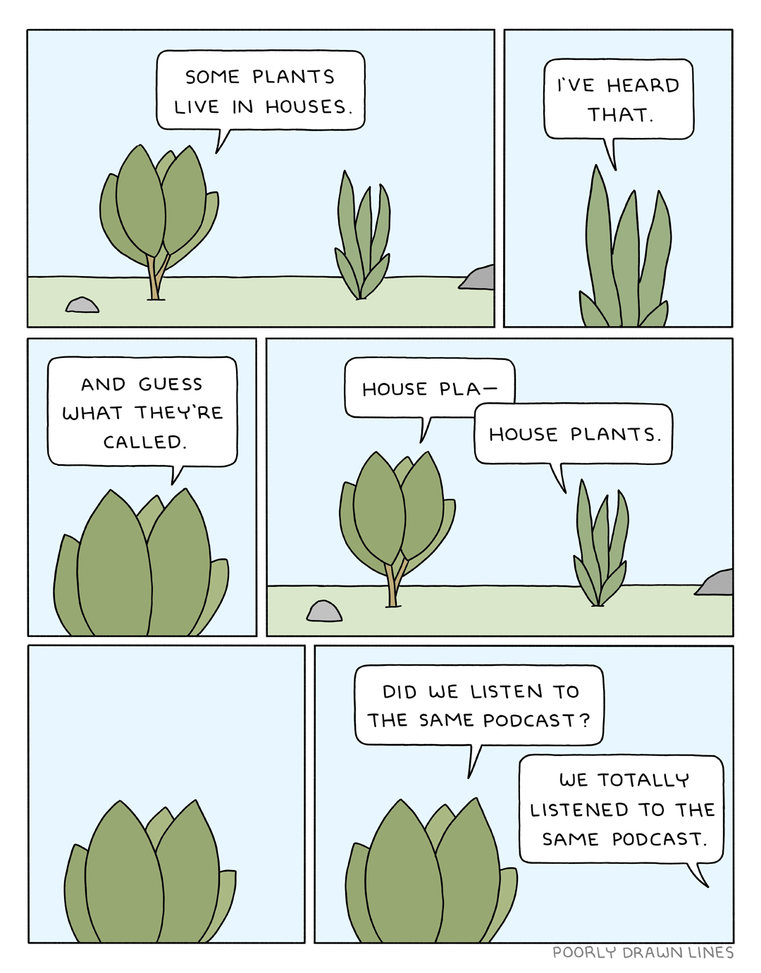 Poorly Drawn Lines – Some Plants