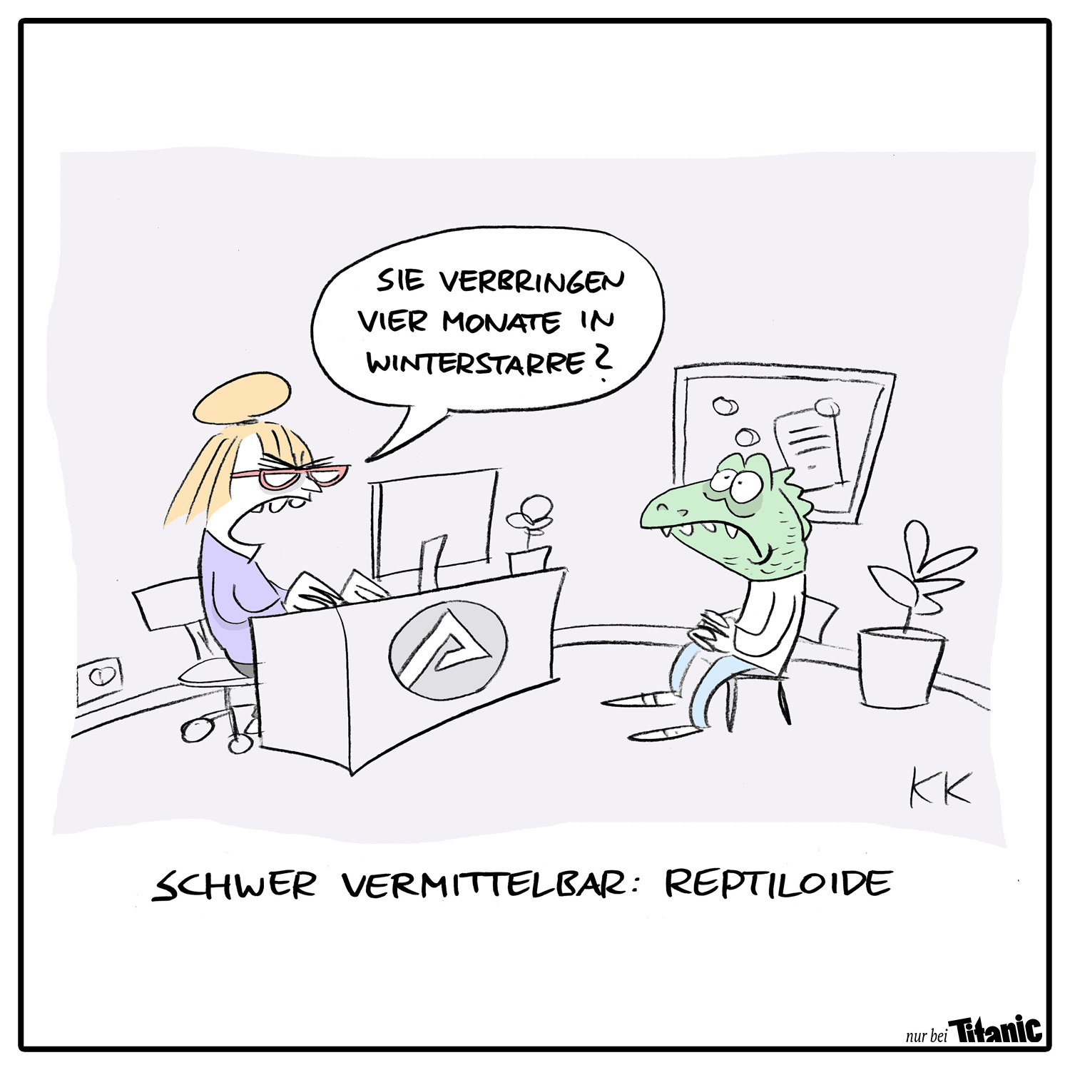 TITANIC Postkarte – Winterstarre