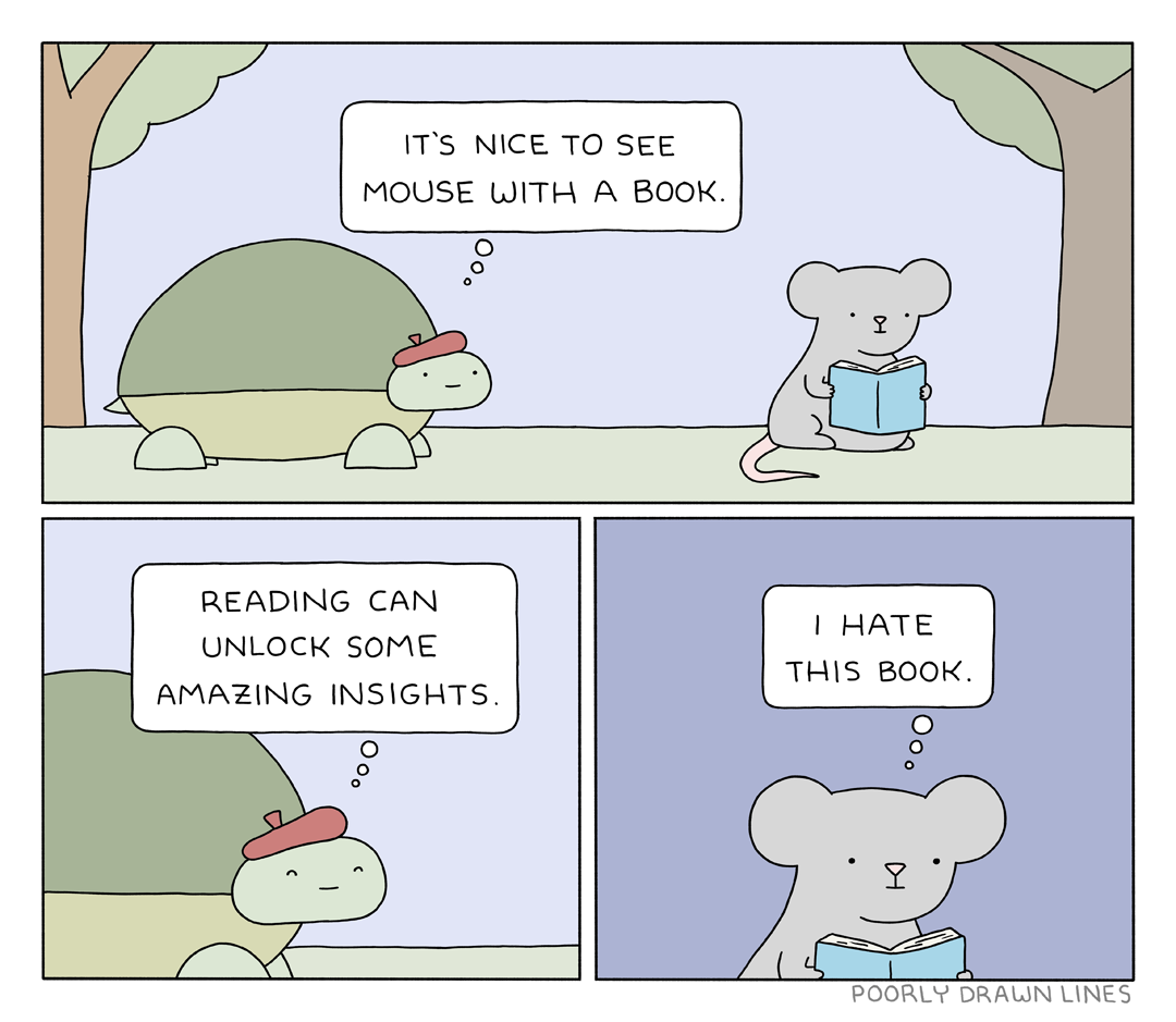 Poorly Drawn Lines – With a Book