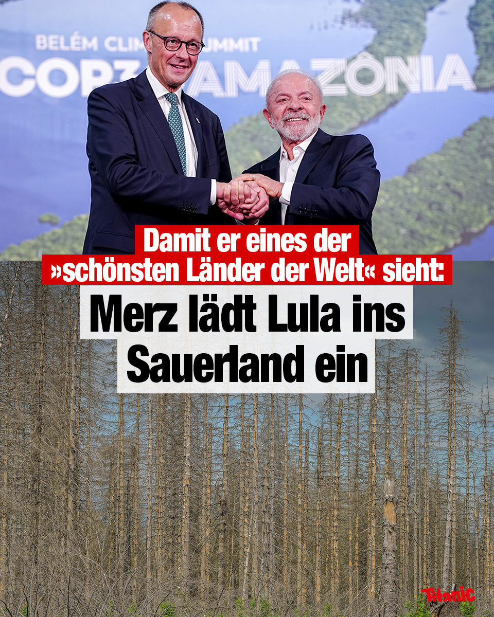 Merz lädt Lula ins Sauerland ein