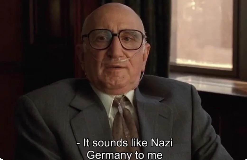 Sopranos – It sounds like Nazi Germany to me