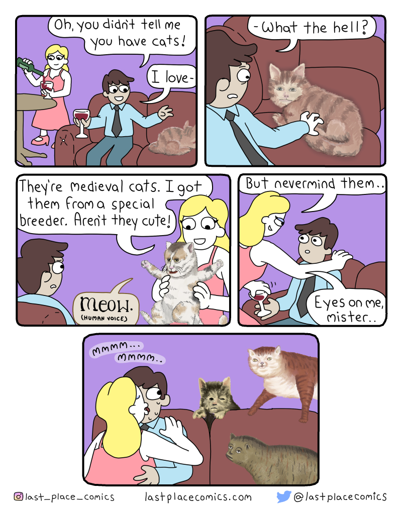 Last Place Comics – Medieval Cats